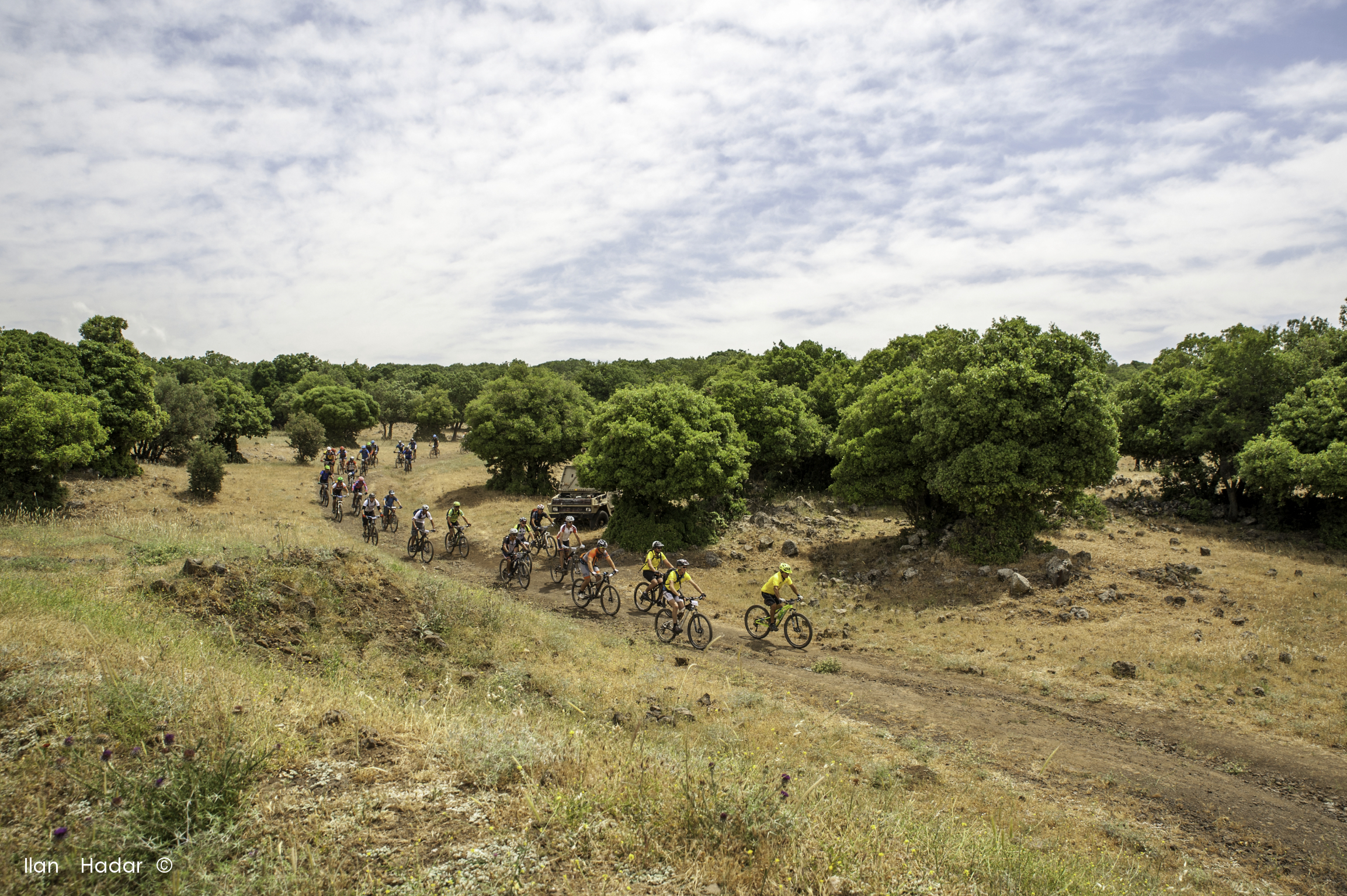 חוצה גולן באופניים, צילום אילן הדר